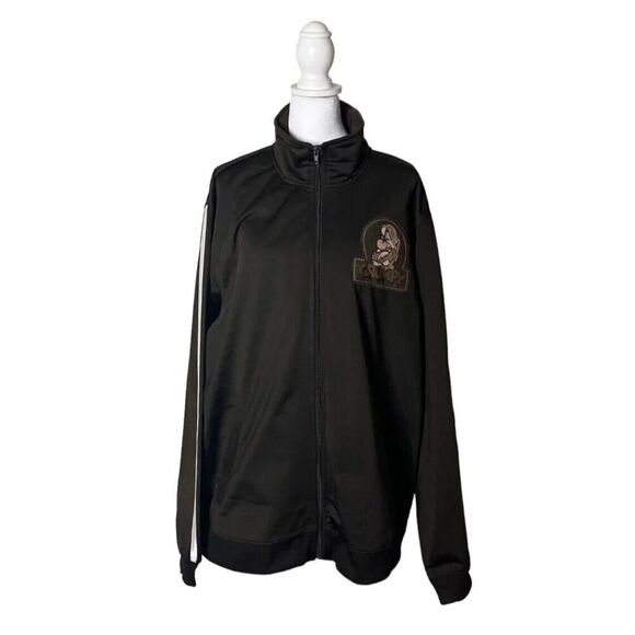 Disney Grumpy Dwarf Track Style Zip Up Jacket Women’s Large - Picture 1 of 12